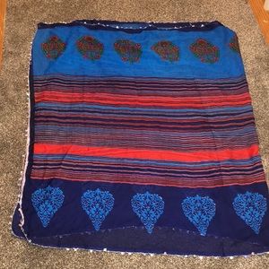 Unknown pretty scarf with sequins & trims on the